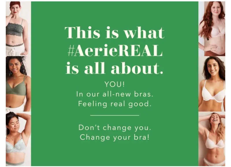 AEO's Aerie Brand, Built On Body Positivity And Inclusion, Is