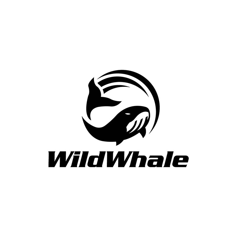 whale logo design example by Penji