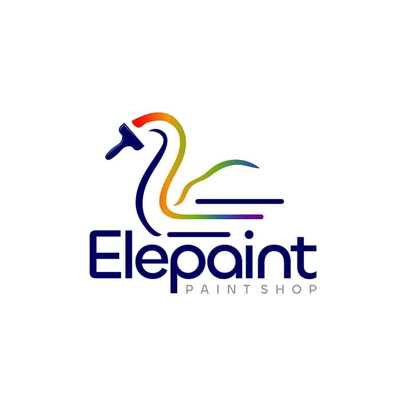 elephant logo design example by Penji