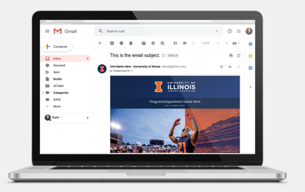 email design example