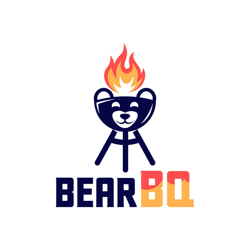 bear logo design example by Penji