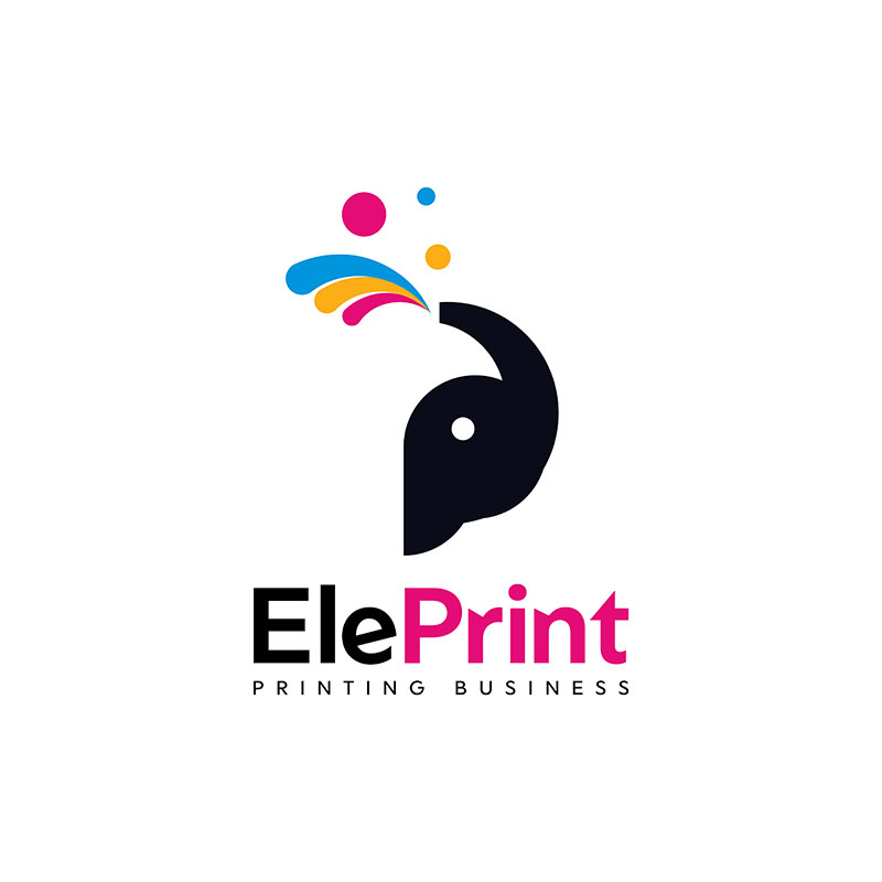 elephant logo design example by Penji