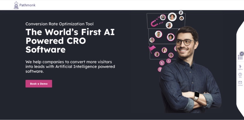 Pathmonk AI in ecommerce CRO software screenshot