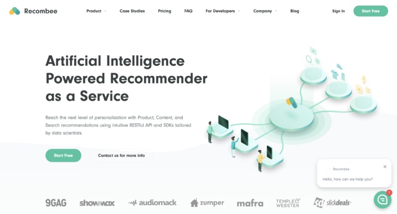 Recombee AI ecommerce recommendations service