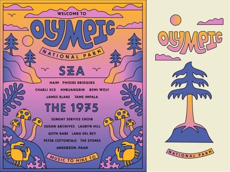 Olympic festival branding design