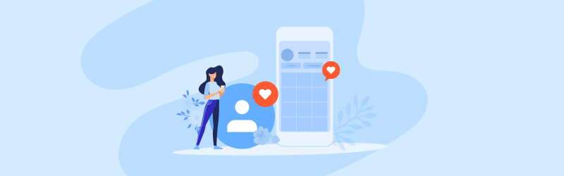 illustration of IG marketer