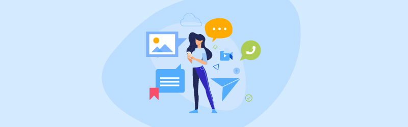 illustration of IG marketer