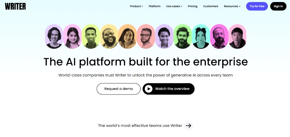AI writing website