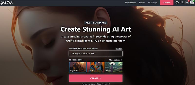 AI graphic generator website