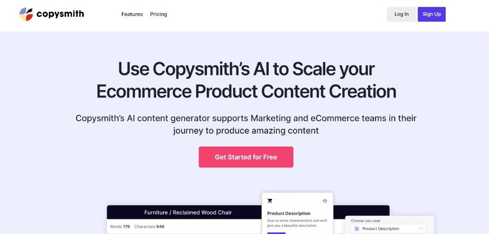 AI writing website