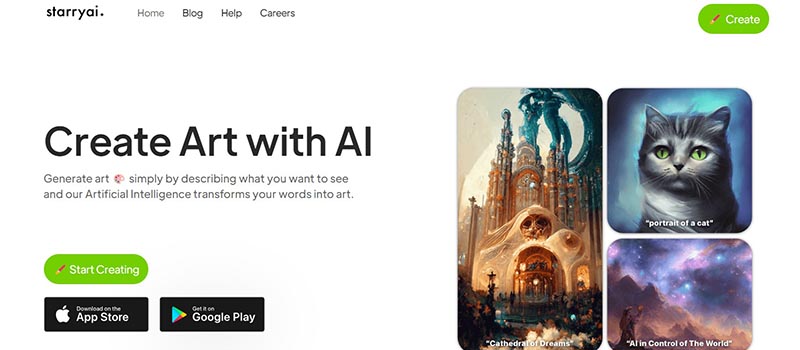 AI graphic generator website