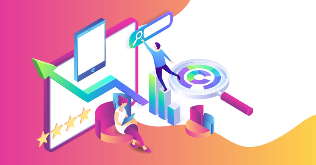 illustration of marketers