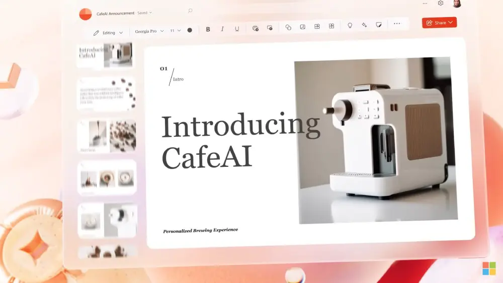 does microsoft ppt have ai