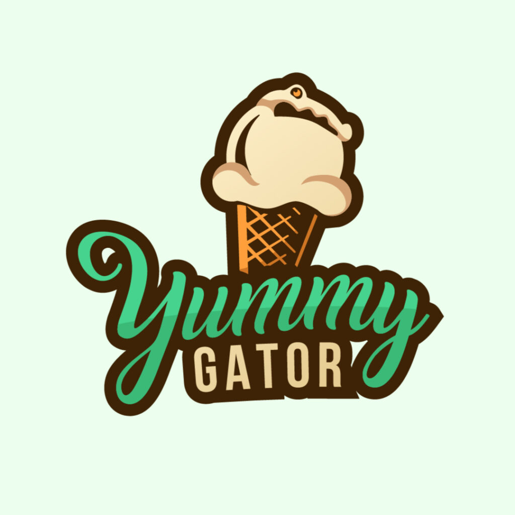 alligator logo design by Penji