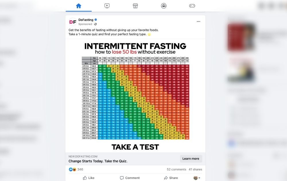 Behavioral retargeting example