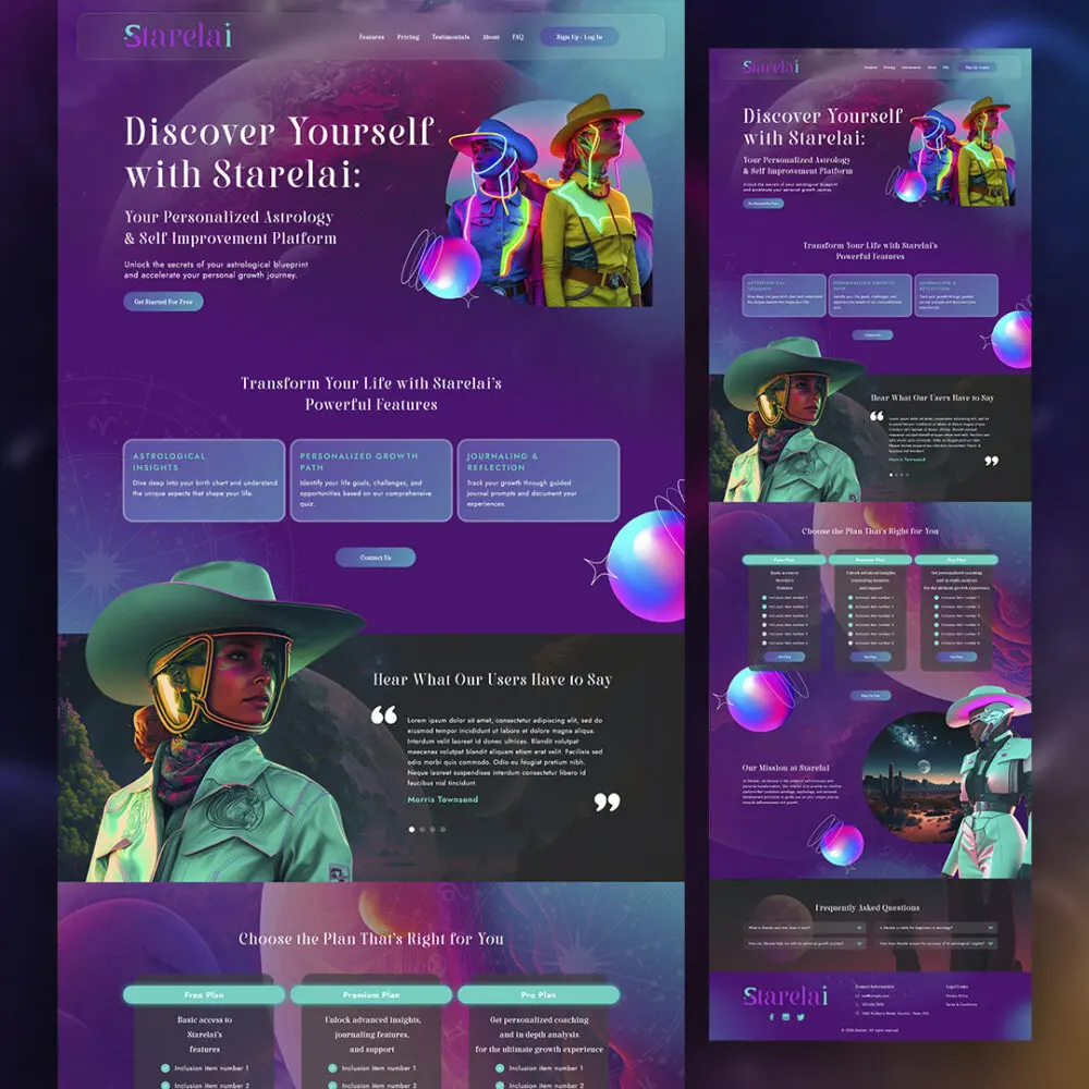 Starelai UX/UI