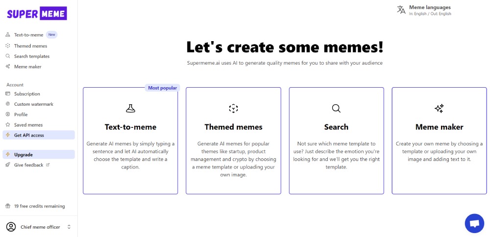 Supermeme.ai - Meme generator