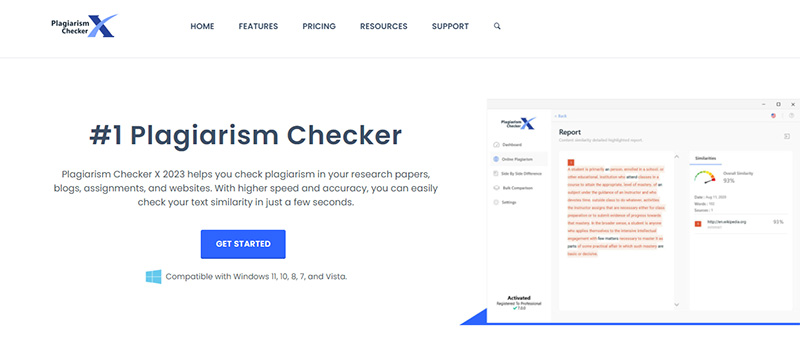 AI detector tool homepage