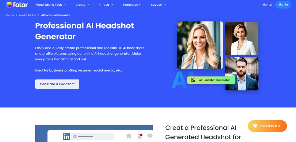 Top 10 Free and Paid AI Headshot Generator Options - Unlimited Graphic ...