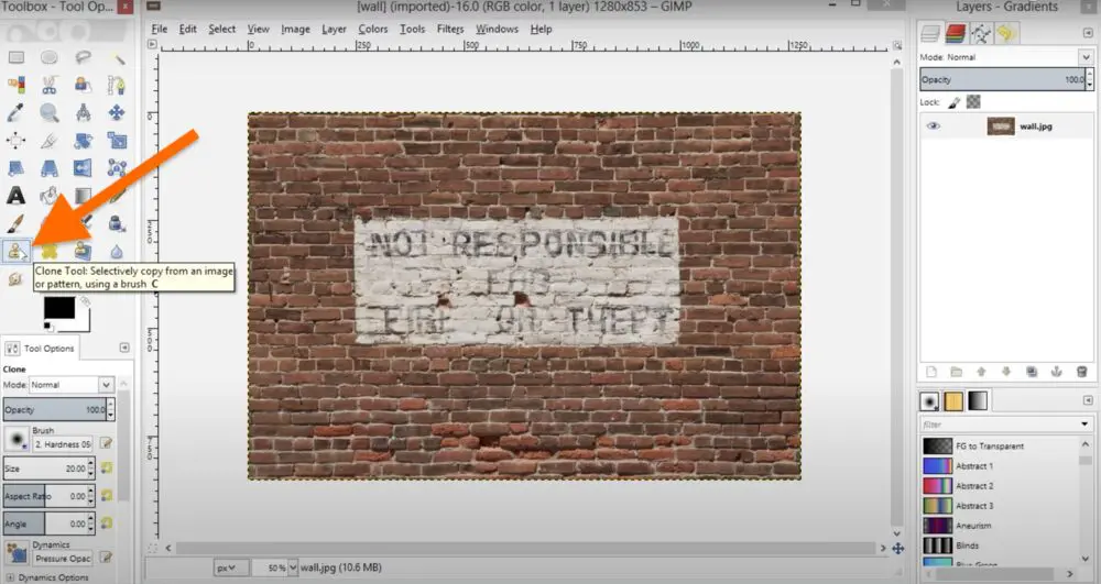 How to Use Clone Tool in Gimp Unlimited Graphic Design Service