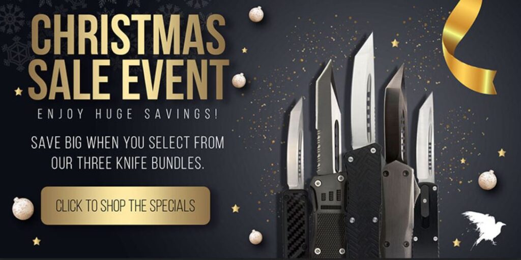 knife ad for holiday season
