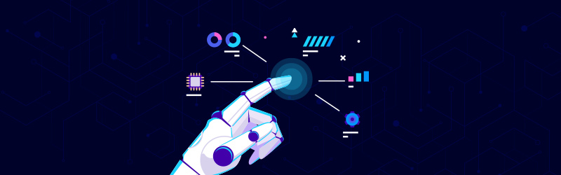 illustration of robot hand