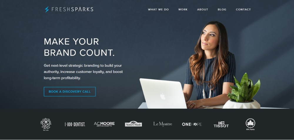ECommerce Web Design for Apparel Company - FreshSparks