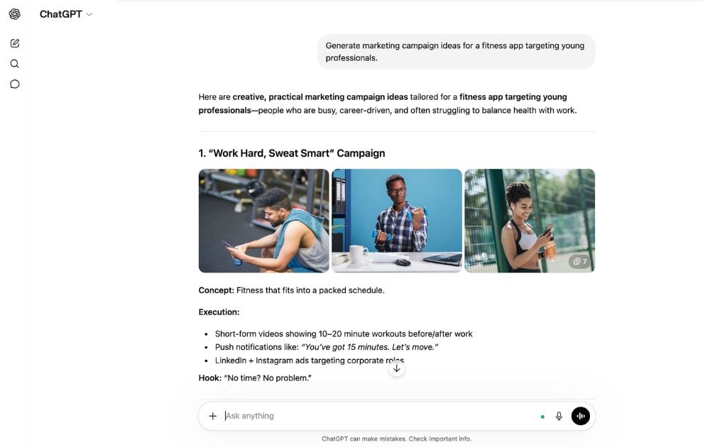 generative design service chatgpt for automating campaigns