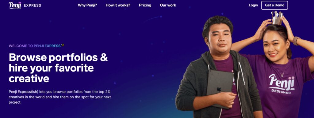 penji express for web design