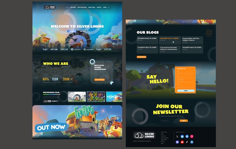 cool vector designs web design