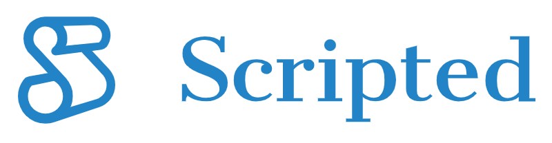 scripted logo