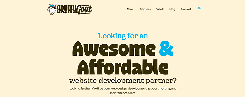 gruffygoat affordable web design services
