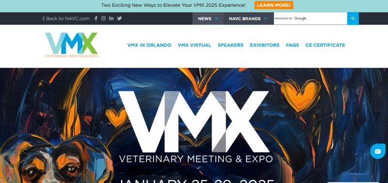 vmx event landing page