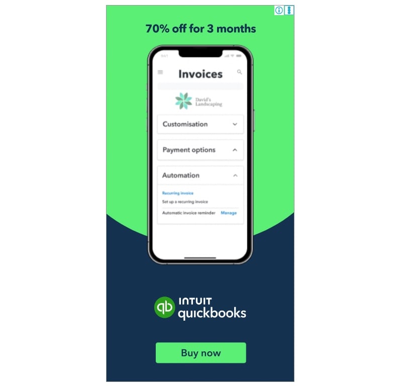 intuit quickbooks banner ad