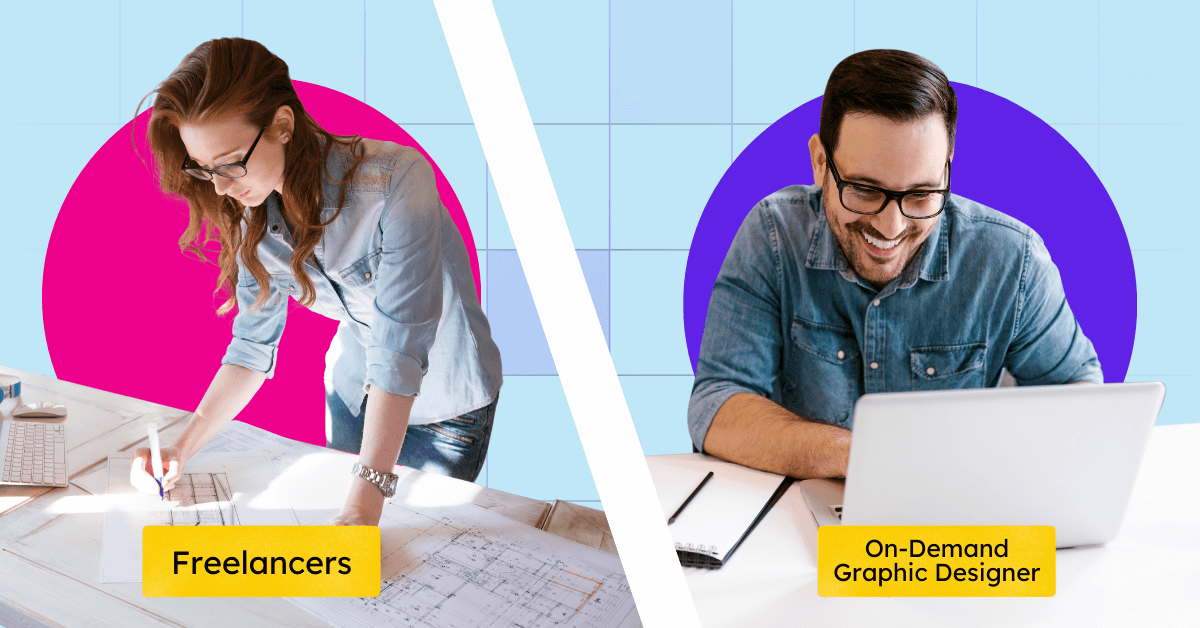 Hire Freelancers vs. On-Demand Graphic Design: Which is Better?