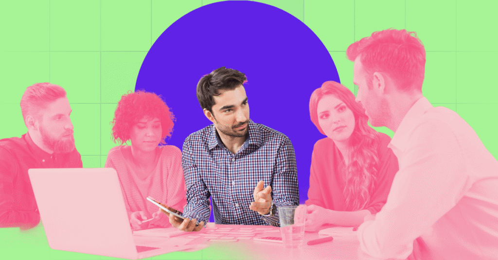 group of people in a creative agency