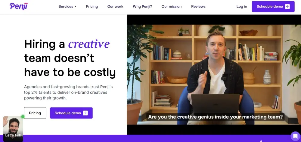 penji website screenshot