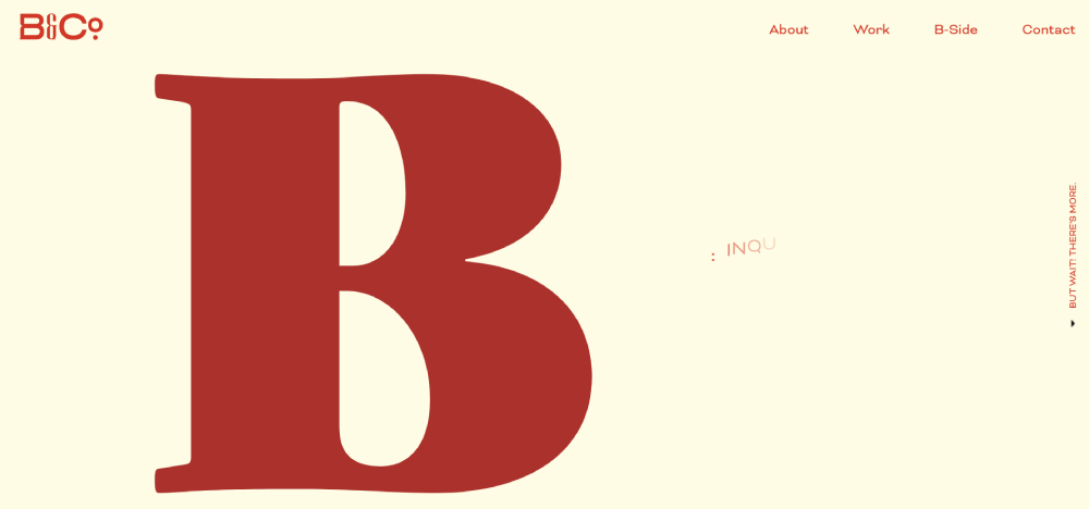 b and co branding agency website