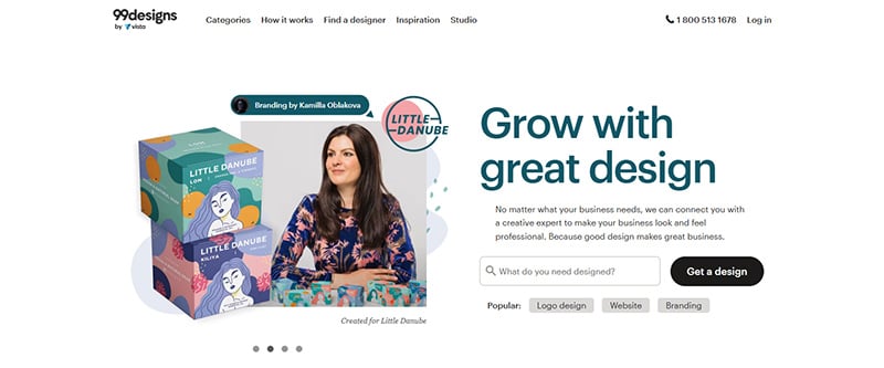 Online graphic design service