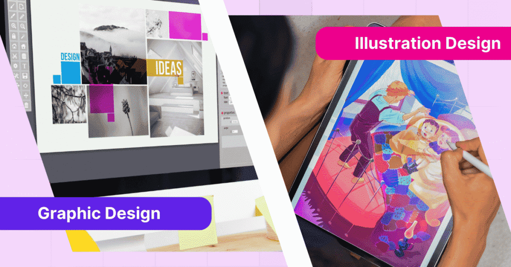 graphic design and illustration