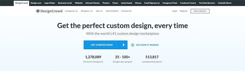 Online graphic design service