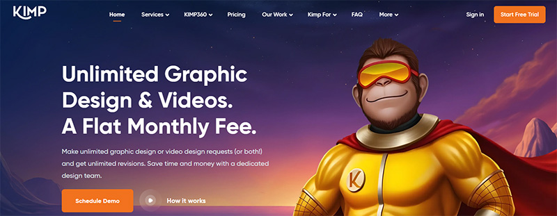 Kimp: Unlimited Graphic Design Services