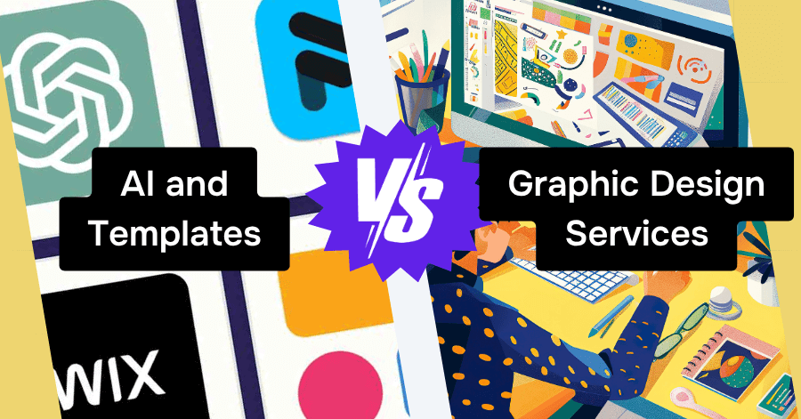 Why Custom Graphic Design Services Still Wins vs. AI and Templates