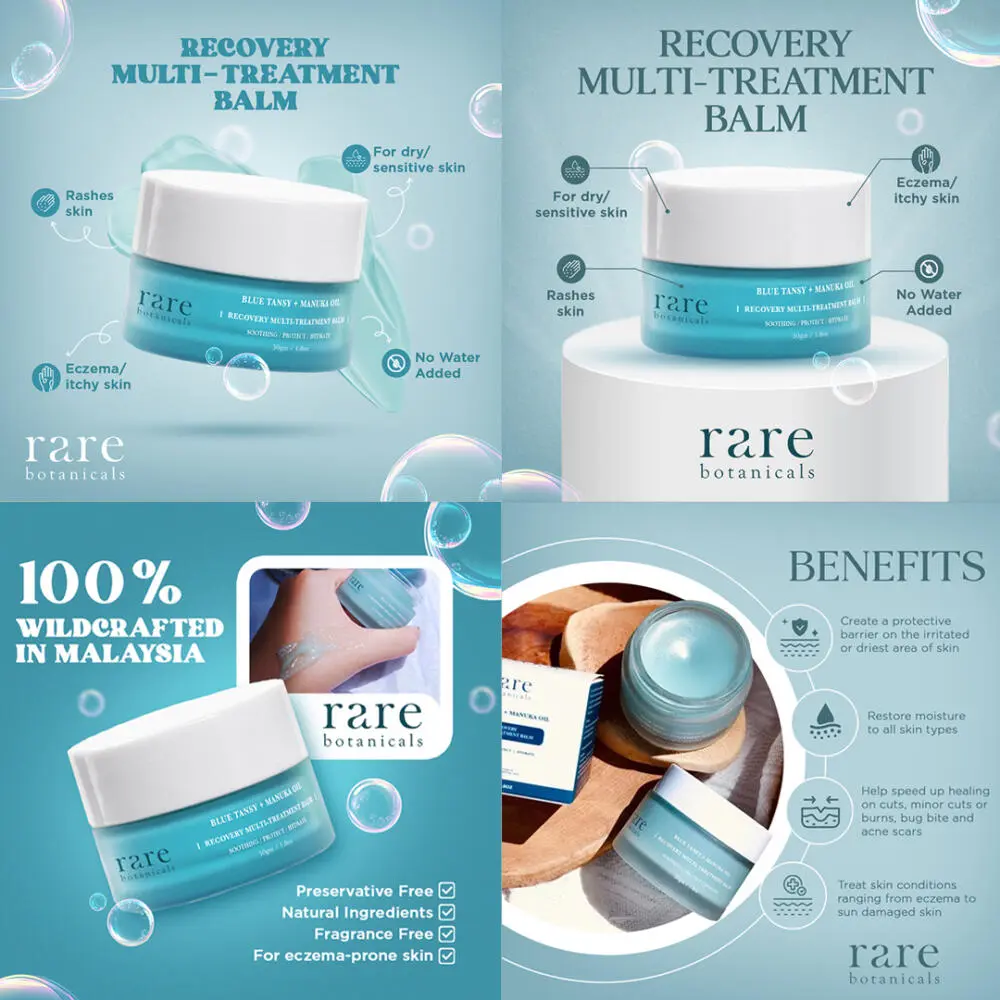 Blue Tansy Balm – Social Media