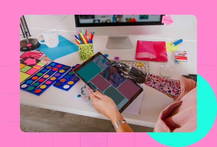PowerPoint slides cluttered design