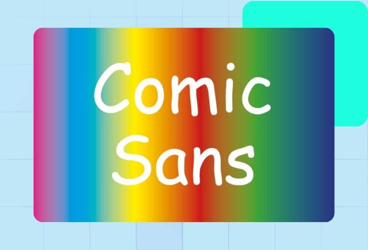 PowerPoint slides comic sans and other terrible fonts