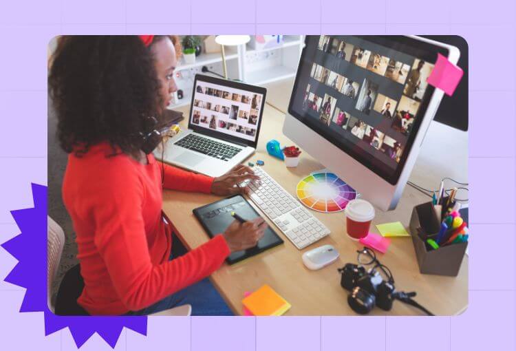 a designer from a digital design service