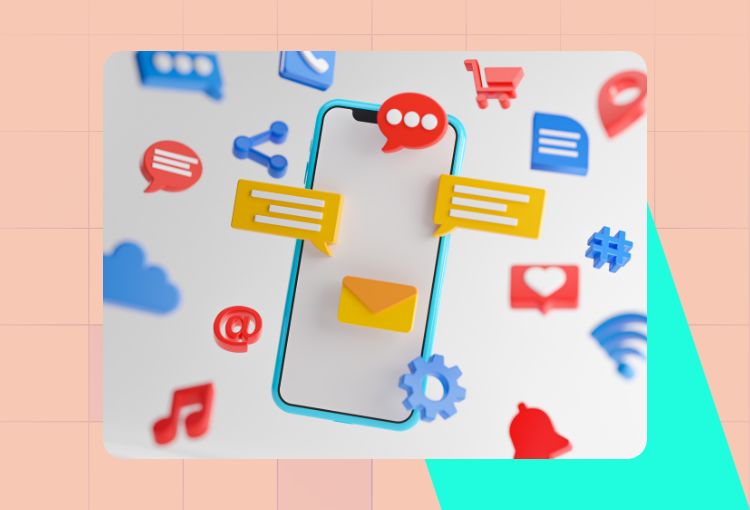 Graphic design for social media marketing