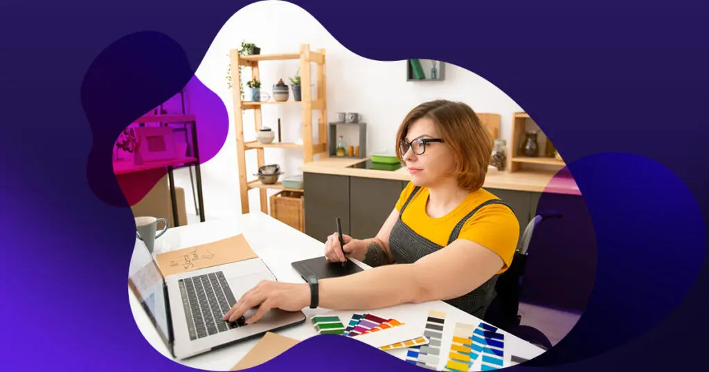 dedicated graphic design team