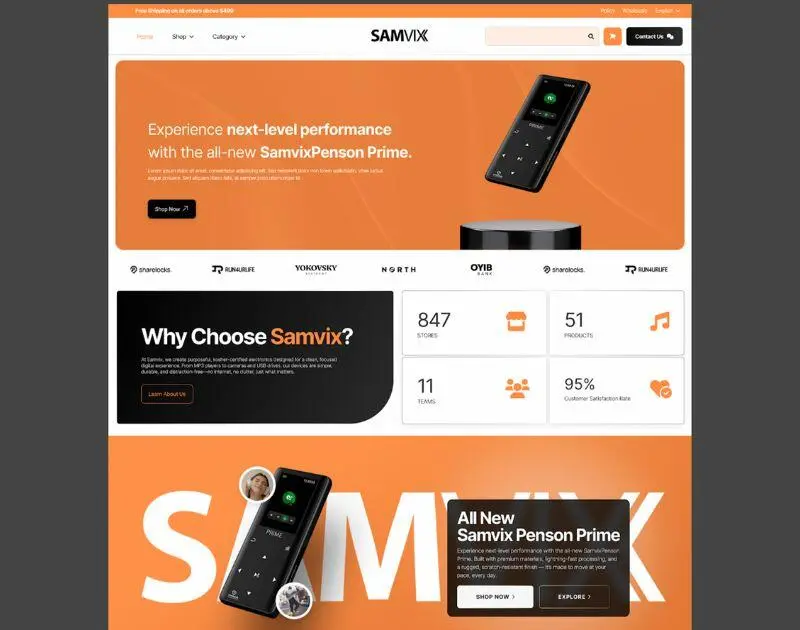 landing page design services Penji example